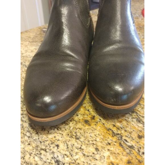 SHABBIES Amsterdam Leather Ankle Boots Size 36 US 5-5.5 - Picture 4 of 12